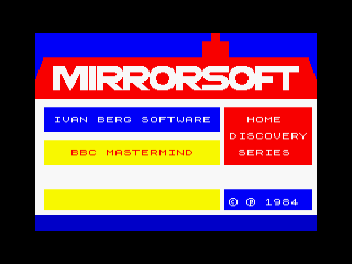 BBC Mastermind title screen for ZX Spectrum